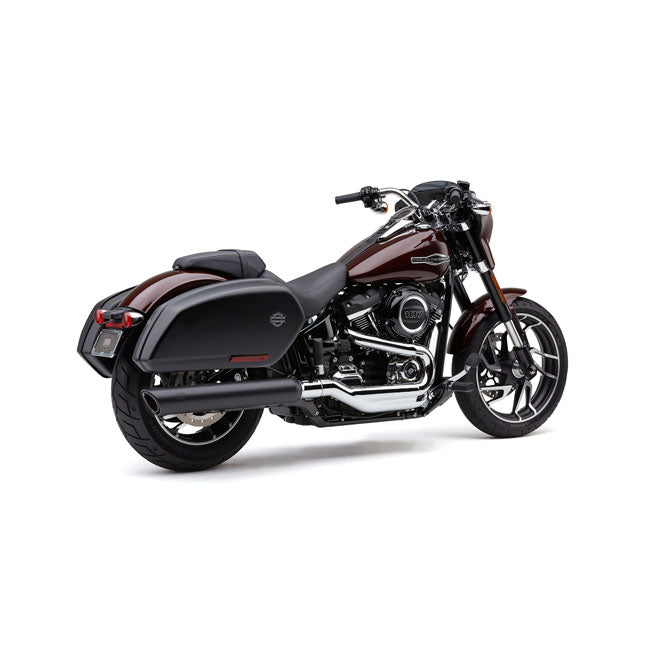 Cobra Muffler 909 Twins Blk Exhaust Slip-Ons And Mufflers Cobra