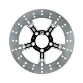 Moto Master Brake Rotor Floating Standard Round Black Brake Rotors Moto Master