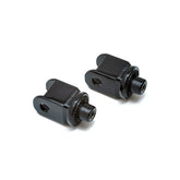 Kuryakyn, Footpeg adapter splined gloss black FOOTPEGS MOUNTS Kuryakyn