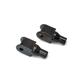 Kuryakyn, Footpeg adapter splined gloss black FOOTPEGS MOUNTS Kuryakyn
