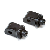 Kuryakyn, Footpeg adapter splined gloss black FOOTPEGS MOUNTS Kuryakyn