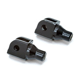 Kuryakyn, Footpeg adapter tapered gloss black FOOTPEGS MOUNTS Kuryakyn