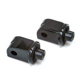 Kuryakyn, Footpeg adapter splined gloss black FOOTPEGS MOUNTS Kuryakyn
