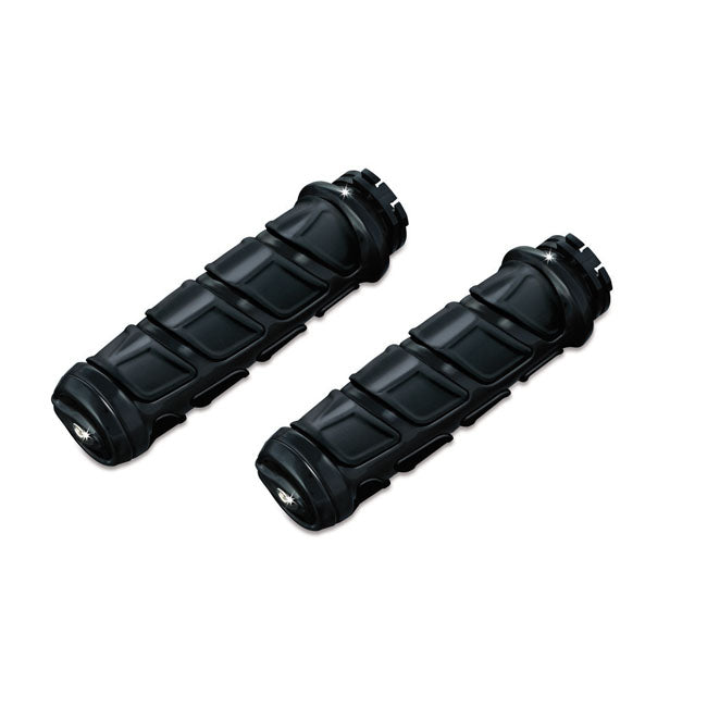 Kuryakyn, Kinetic grips 1" gloss black GRIPS Kuryakyn