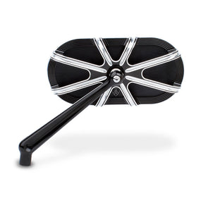 Left 10-Gauge® Forged Mirrors, Black Mirrors Arlen Ness