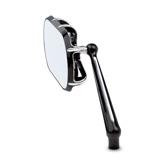 Left 10-Gauge® Forged Mirrors, Black Mirrors Arlen Ness