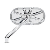 Arlen Ness, 10-gauge caged mirror left hand chrome MIRRORS Arlen Ness