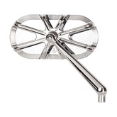 Arlen Ness, 10-gauge caged mirror right hand chrome MIRRORS Arlen Ness