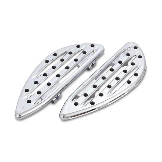 Arlen Ness, Deep cut driver floorboards chrome FLOORBOARDS Arlen Ness