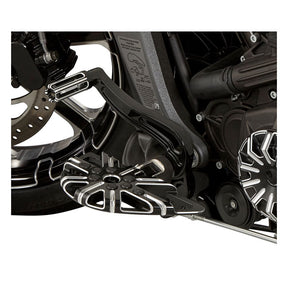 Arlen Ness, 10-gauge mini rider floorboards. CC Black FLOORBOARDS Arlen Ness