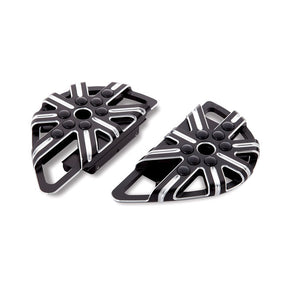 Arlen Ness, 10-gauge mini rider floorboards. CC Black FLOORBOARDS Arlen Ness