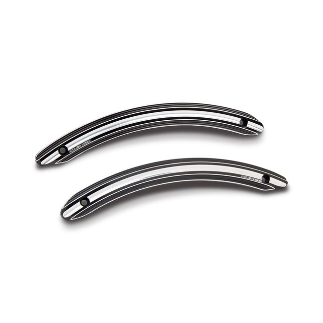 Arlen Ness, 10-gauge fender strut cover kit black FENDERS STRUTS Arlen Ness