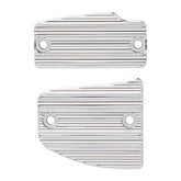 Arlen Ness, 10-gauge master cylinder cover set chrome MASTER CYLINDER COVERS Arlen Ness