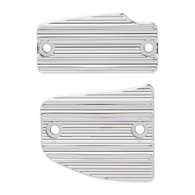 Arlen Ness, 10-gauge master cylinder cover set chrome MASTER CYLINDER COVERS Arlen Ness