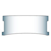 National Cycle, Repl. Adj. Lower Window (Style D). Clear Windshields National Cycle