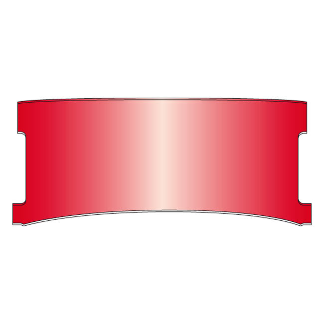 National Cycle, Repl. Adj. Lower Window (Style D). Red Windshield National Cycle