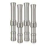 Dippert, Evo B.T. Aluminum Pushrod Cover Set. Silver Pushrod Covers Dippert