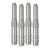 Dippert, 91 03 Xl Aluminum Pushrod Cover Set. Silver Pushrod Covers Dippert