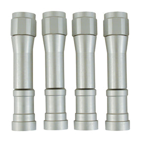 Dippert, Panhead Aluminum Pushrod Cover Set. Silver Pushrod Covers Dippert