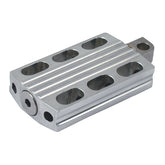 Dippert, Aluminum Kick Pedal. Polished Kickstart Pedals Dippert