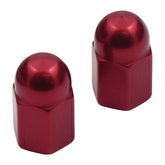 Barnett Red Anod. Valve Stem Caps Tire Valve Stems And Caps Barnett