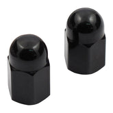 Barnett Blk Anodized Valve Caps Tire Valve Stems And Caps Barnett