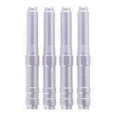 Dippert, 04 Up Xl Aluminum Pushrod Cover Set. Silver Pushrod Covers Dippert