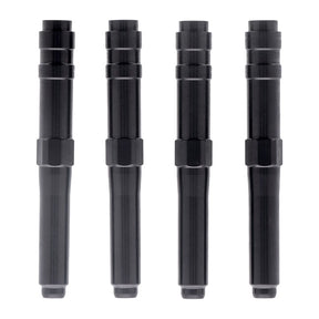Dippert, 04 Up Xl Aluminum Pushrod Cover Set. Black Pushrod Covers Dippert