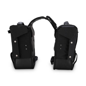 Burly Brand Saddlebag Throwover Blk Saddlebags Burly Brand
