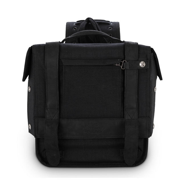 Burly Brand Saddlebag Throwover Blk Saddlebags Burly Brand