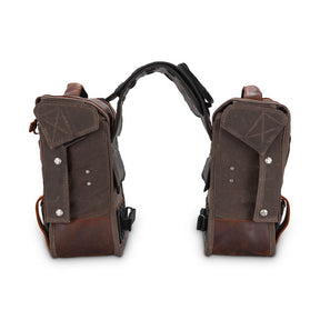 Burly Brand Saddlebag Throwover Oak Saddlebags Burly Brand