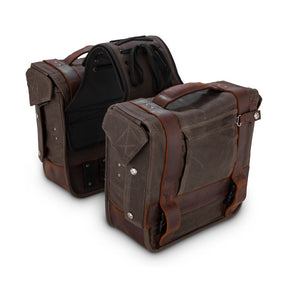Burly Brand Saddlebag Throwover Oak Saddlebags Burly Brand