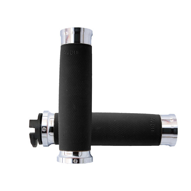 Avon custom grips chrome GRIPS Avon Grips