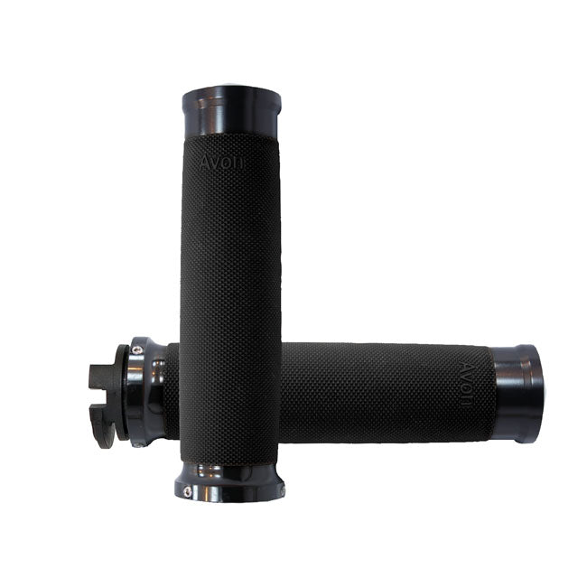 Avon custom grips black anodized GRIPS Avon Grips