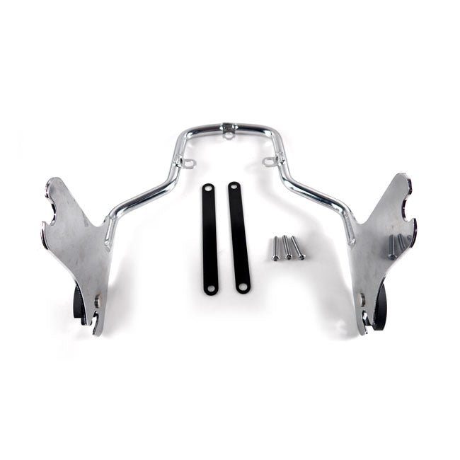 Detachable Sissy Bar Side Plates. Chrome Sissy Bars Side Plates Mcs