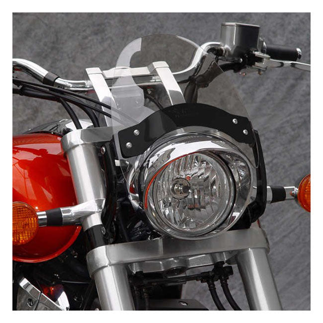 National Cycle Flyscreenr Ls Light Tint, Black Windshield National Cycle