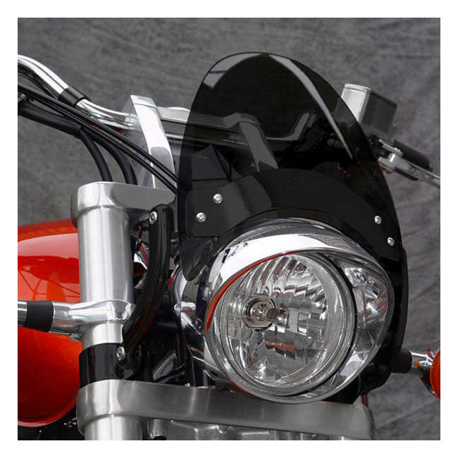 National Cycle Flyscreenr Ls Dark Tint, Black Windshield National Cycle
