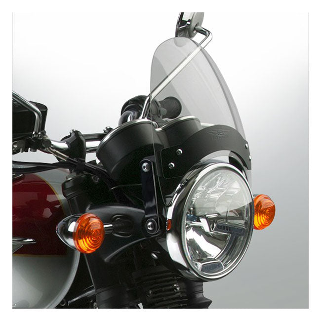 National Cycle Flyscreenr Ls Light Tint, Black Windshield National Cycle