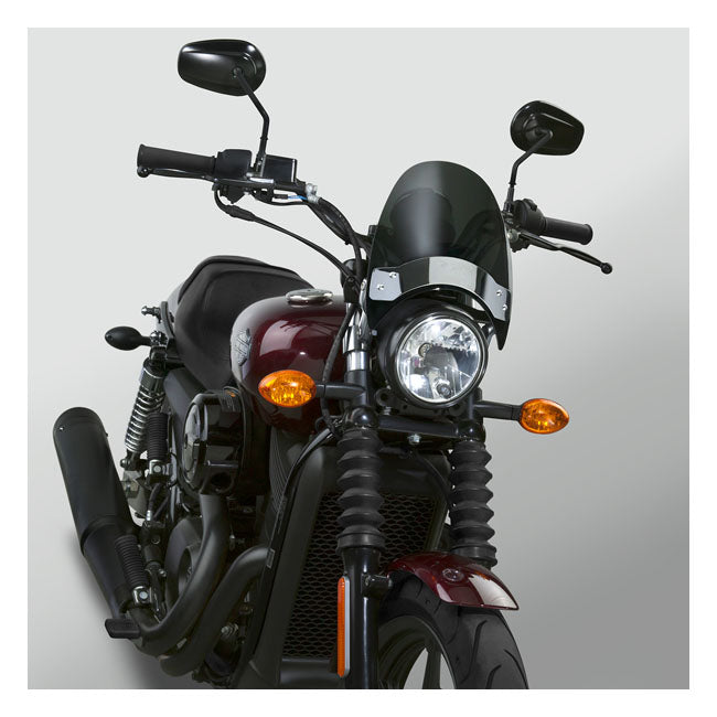 National Cycle Flyscreenr Ls Dark Tint, Chrome Windshield National Cycle