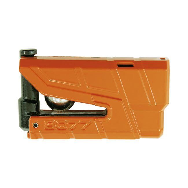 Abus, 8077 Granit Detecto XPlus 2.0 disc brake lock. Orange Lock Abus