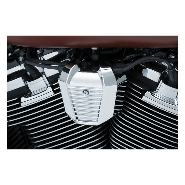 Kuryakyn, Precision coil cover. Chrome COIL COVERS Kuryakyn