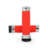 Avon Custom Contour grips, chrome/orange GRIPS Avon Grips