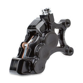 6-Piston Differential Bore Brake Calipers Left, 14" Black Brake Calipers Arlen Ness
