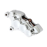 6-Piston Differential Bore Brake Calipers Right, 11.8" Chrome Brake Calipers Arlen Ness