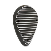 Arlen Ness, Finned horn cover black HORN COVERS Arlen Ness
