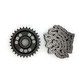 Evolution Industries, Solid Motor Sprocket & Chain Kit. 30 T Sprockets Motor Evolution Industries