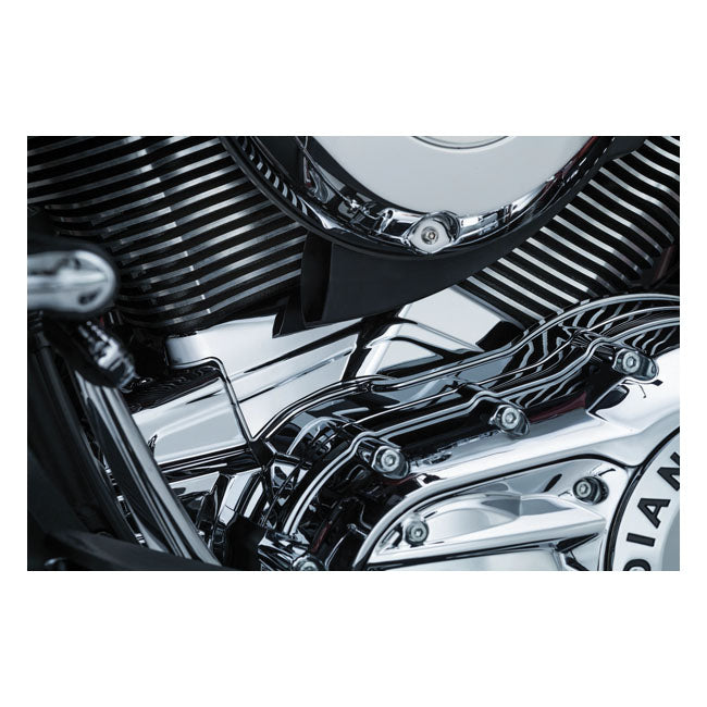 Kuryakyn, Cylinder base cover chrome CYLINDER BASE COVERS Kuryakyn