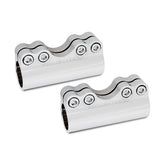 Arlen Ness Modular Adjustable Handlebar Clamps 1", Chrome Handlebar Adapters Arlen Ness