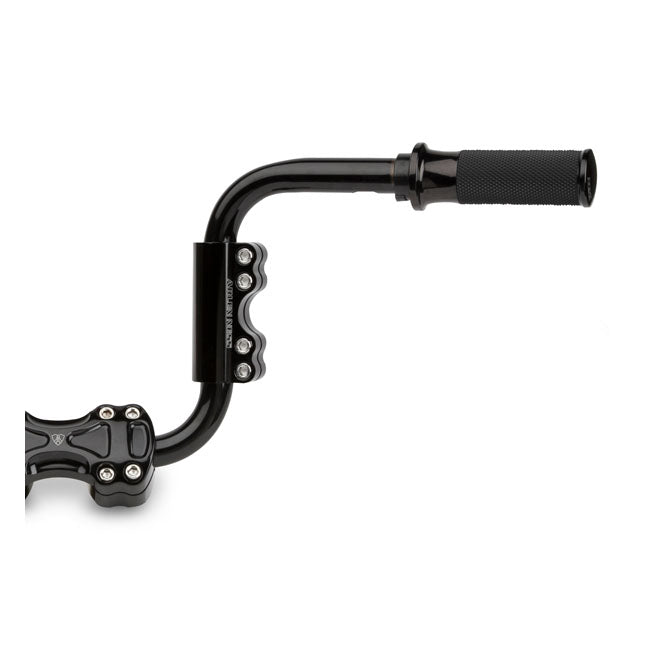 Arlen Ness Handlebar Clamp Modular Adjustable 1.25" Black Handlebar Adapters Arlen Ness