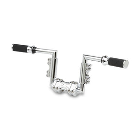 Arlen Ness Modular Adjustable Handlebar Clamps 1-1/4", Chrome Handlebar Adapters Arlen Ness